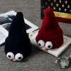 The 2017 new style of women's autumn and winter hats are cute, warm, candy-like, simple, pointed woolen hats and children's knitted hats that are versatile Specification image